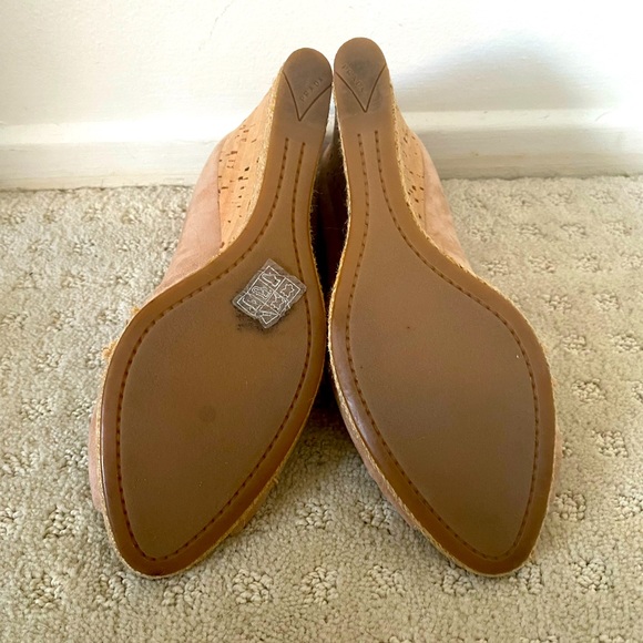 Prada Suede Peep Toe Wedges - Picture 9 of 9